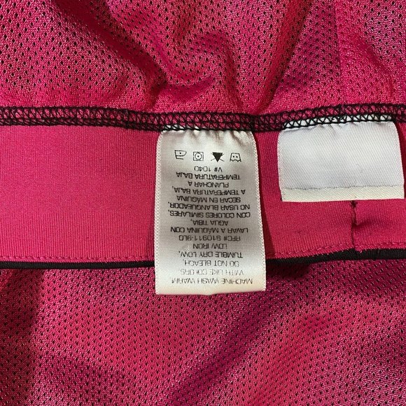 Athletic Works Ladies Activewear Elastic Drawstring Pants Size 12/14 Black Pink - Picture 9 of 9